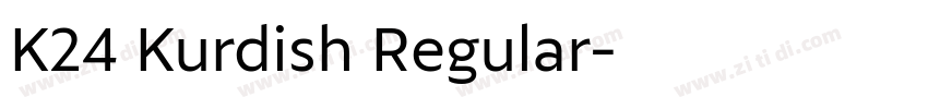 K24 Kurdish Regular字体转换 K24 Kurdish Regular字体转换
